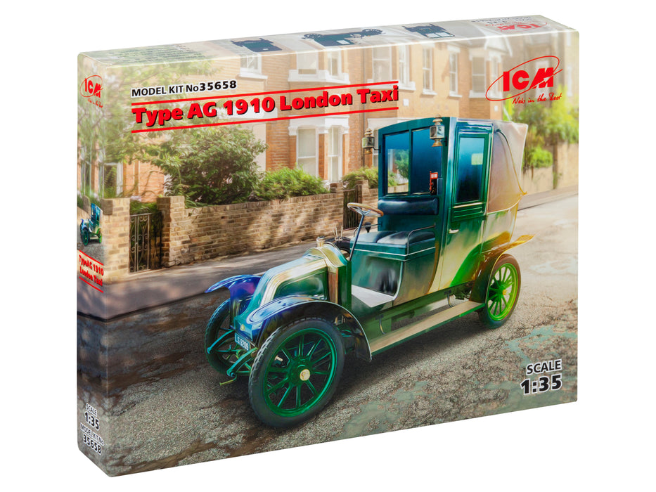 ICM Models 35658 1/35 Type AG 1910 London Taxi Model Kit