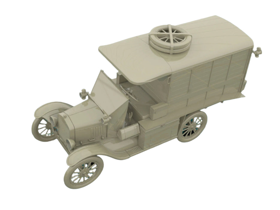 ICM Models 35665 1/35 WWI Ford Model T 1917 Ambulance (early) Model Kit