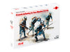 ICM Models 35696 1/35 WWI French Infantry in Gas Masks (1916) Figures Model Kit