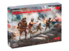 ICM Models 35703 1/35 WWI British Infantry in Gas Masks (1917) Figures Model Kit