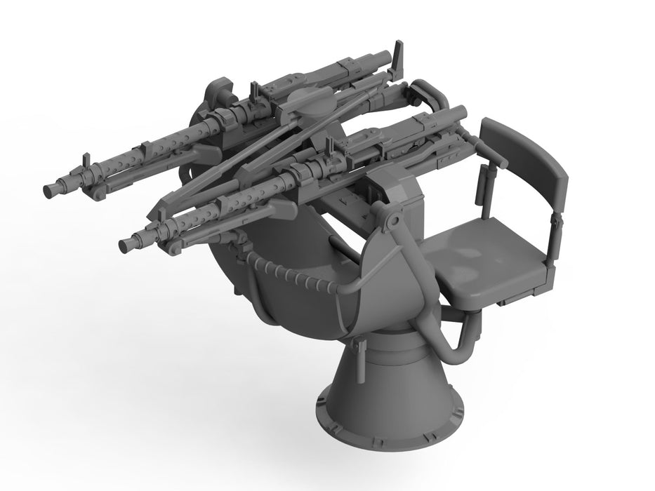 ICM Models 35714 1/35 WWII German Zwillingssockel 36 AA Gun Mount Model Kit