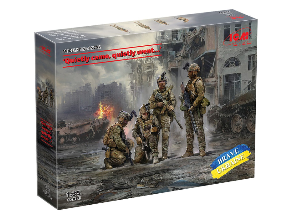 ICM Models 35752 1/35 "Quietly came, quietly went..." Ukrainian Soldiers Figures Model Kit