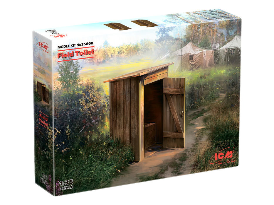 ICM Models 35800 1/35 WC (Field Toilet) Plastic Model Kit