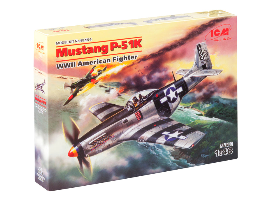 ICM Models 48154 1/48 Mustang P-51K WWII American Fighter Model Kit
