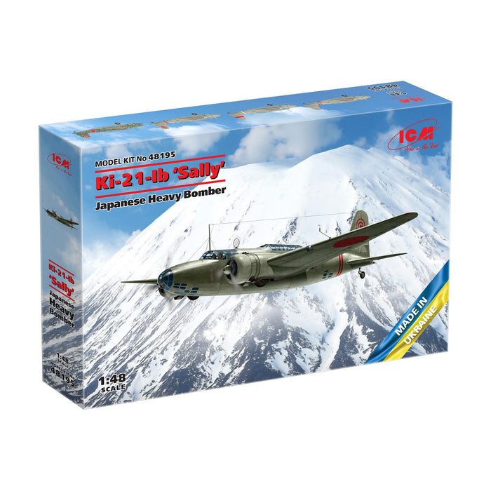ICM Models 48195 1/48 Ki-21-Ib 'Sally' Japanese Heavy Bomber Model Aircraft Kit