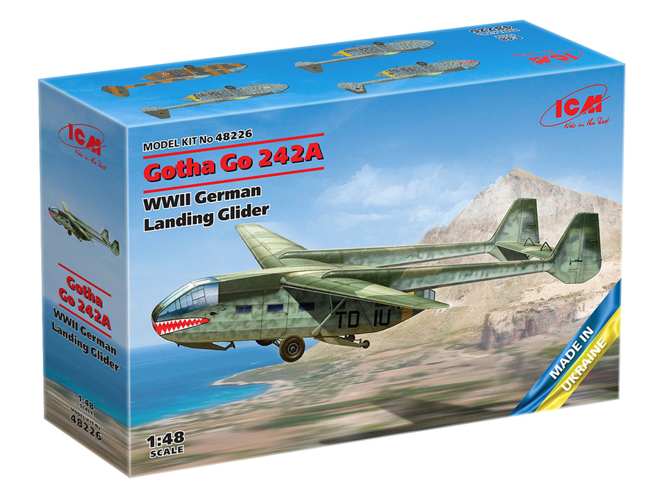 ICM Models 48226 1/48 Gotha Go 242A WWII German Landing Glider Model Aircraft Kit