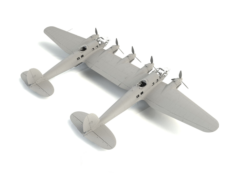 ICM Models 48260 1/48 He 111Z-1 'Zwilling' WWII German Glider Tug Model Kit