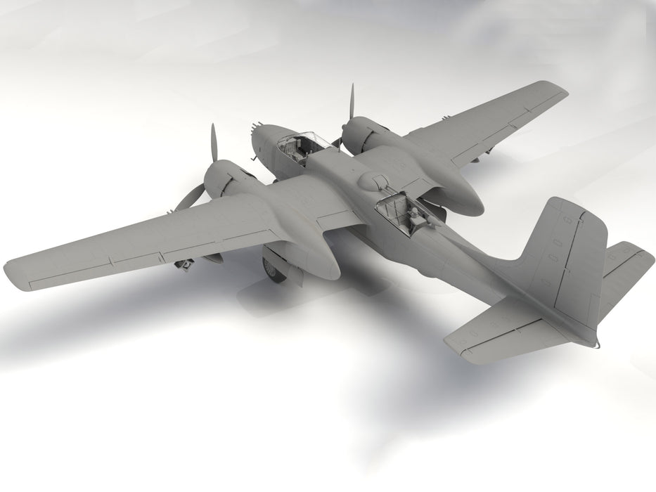 ICM Models 48285 1/48 A-26B Invader (Pacific War Theater) WWII American Bomber Model Kit