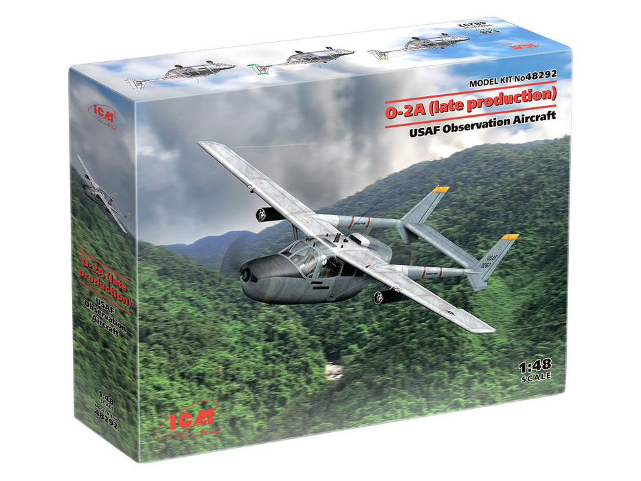 ICM Models 48292 1/48 O-2A (Late Production) USAF Observation Aircraft Model Kit