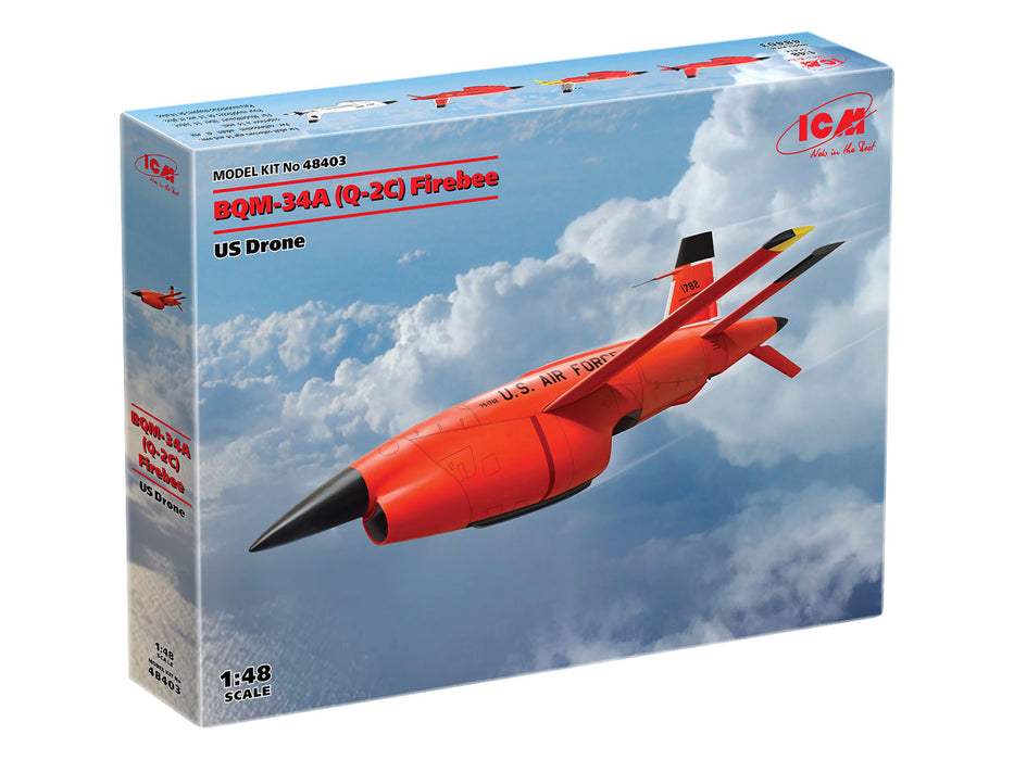 ICM Models 48403 1/48 USAF Q-2C (BQM-34A) Firebee Drone Model 2-Pack Model Kit