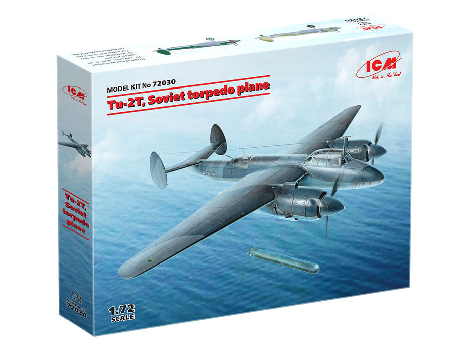 ICM Models 72030 1/72 Soviet Tu-2T Torpedo Plane Model Aircraft Kit