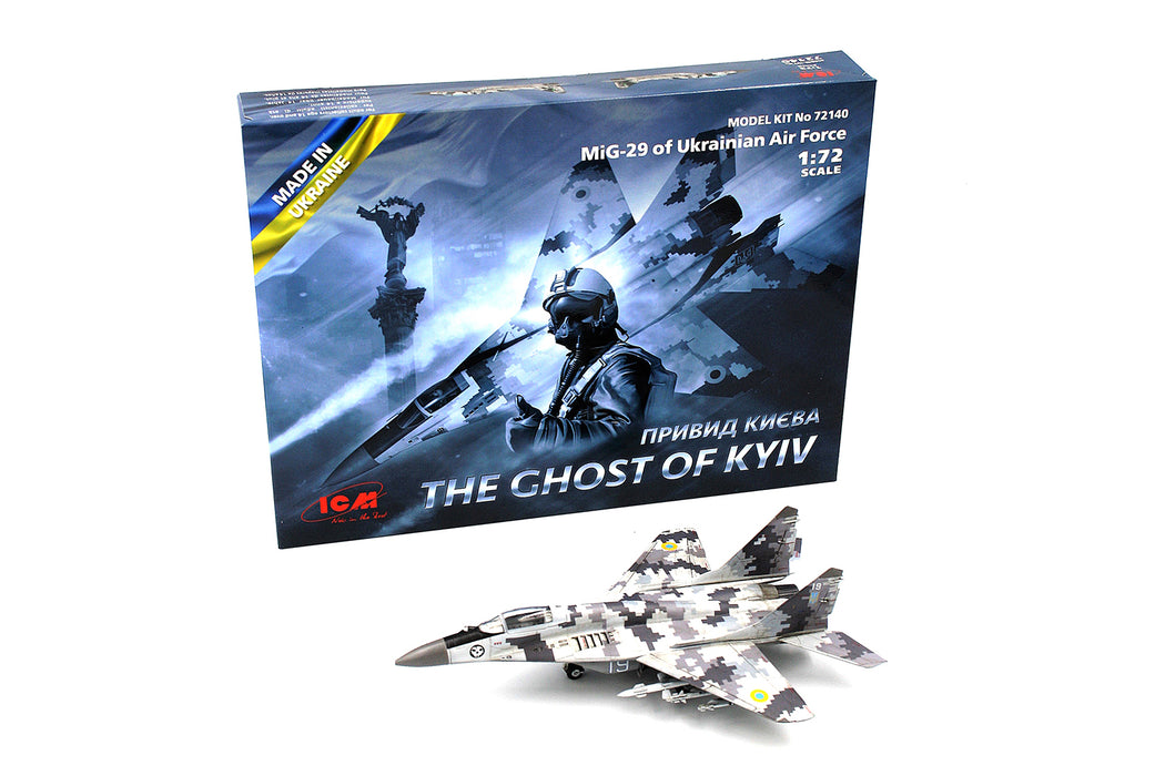 ICM Models 72140 1/72 The Ghost of Kyiv: Ukrainian MiG-29 Model Aircraft Kit
