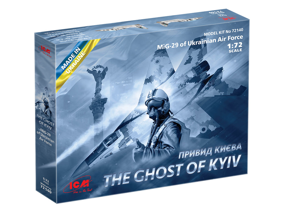 ICM Models 72140 1/72 The Ghost of Kyiv: Ukrainian MiG-29 Model Aircraft Kit