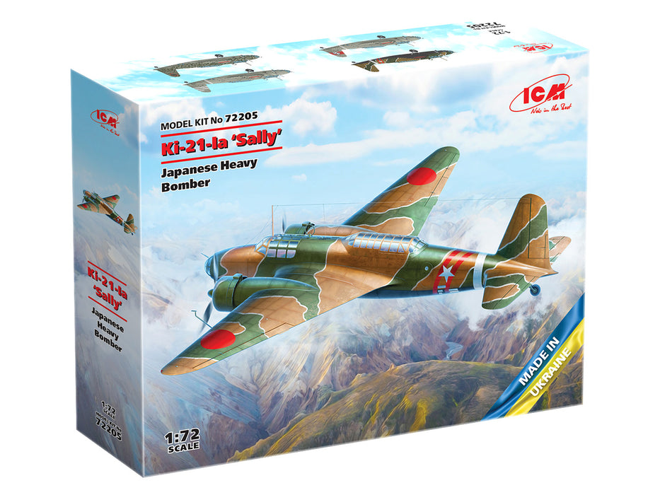 ICM Models 72205 1/72 Japanese Ki-21-la 'Sally' Heavy Bomber Model Kit