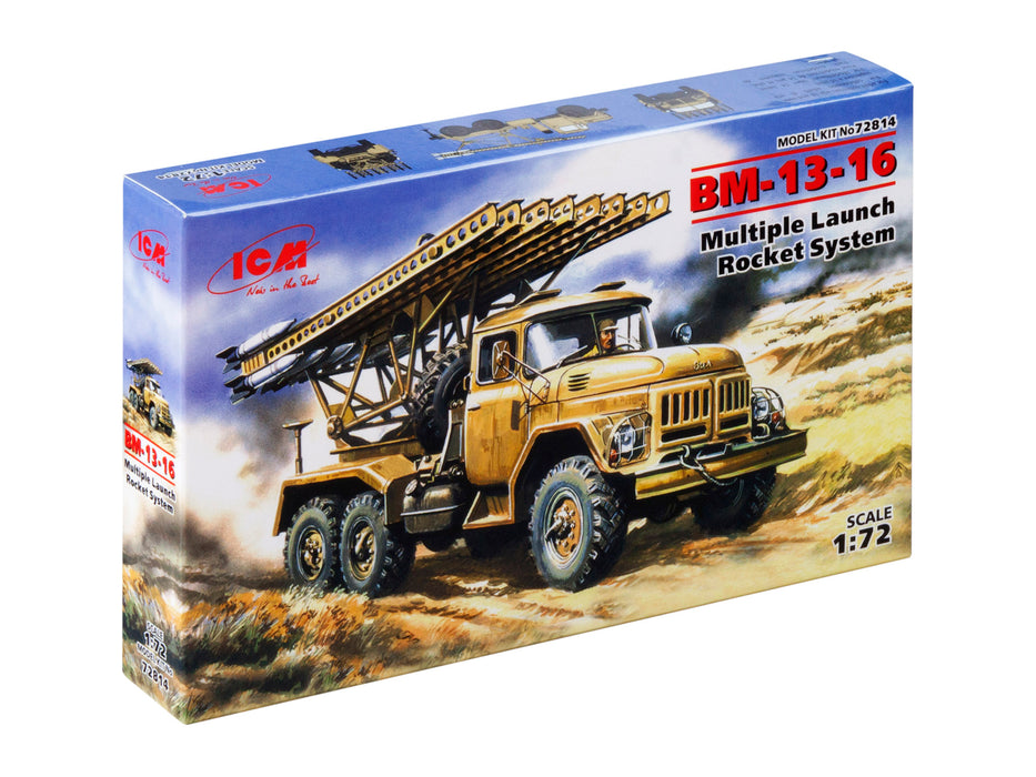 ICM Models 72814 1/72 BM-13-16 Multiple Launch Rocket System Model Kit