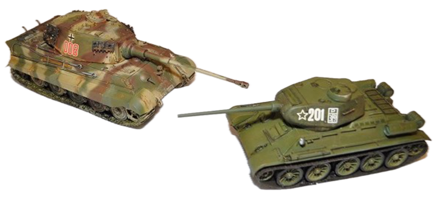 ICM Models DS3506 1/35 Battle of Berlin: T-35-85 King Tiger Set Model Kit