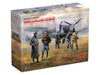 ICM Models DS4801 1/48 WWII Luftwaffe Airfield Set (Bf 109F-4, Hs 126B-1 and Figures) Model Kit