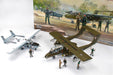 ICM Models DS4803 1/48 Vietnam USAF Airfield Set (Cessna O-2A, OV-10 Bronco & Figures) Model Kit