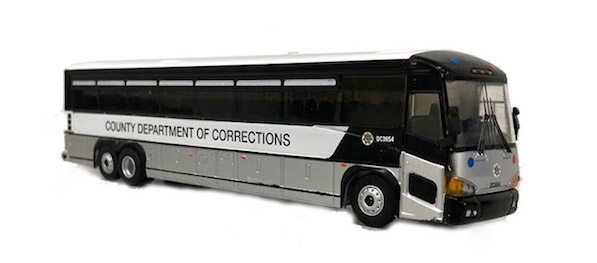 Iconic Replica 87-0072 HO Scale MCI D4505 Department of Corrections
