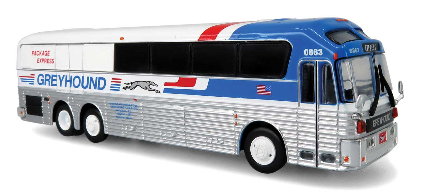 Iconic Replica 87-0462 HO Scale 1986 Eagle Model 10 Bus - Greyhound Package Express