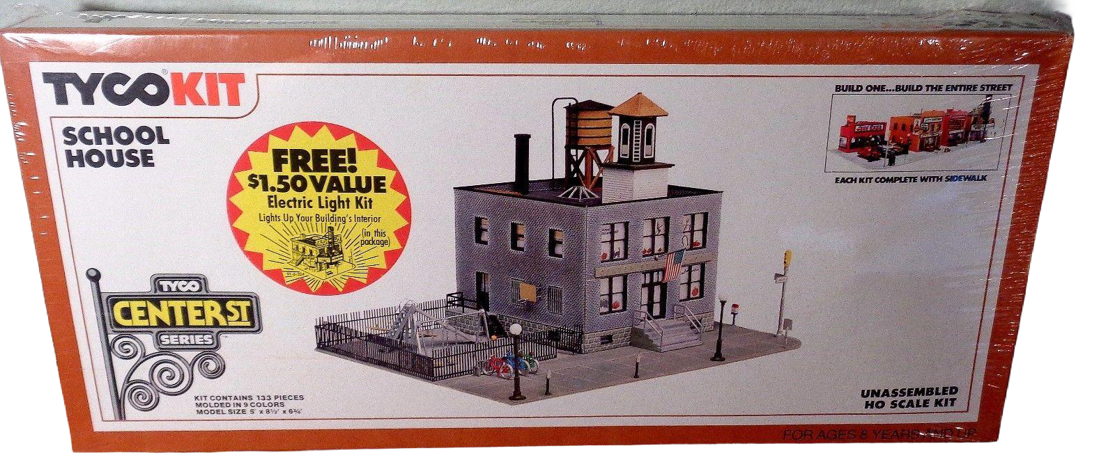 IHC 7775 HO Scale School House Kit -  NOS (TYCO)