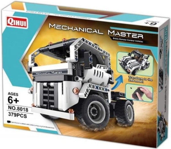 iM.Master 8018 Mechanical Master RC Semi Truck 2n1 379 Piece Building Block Set