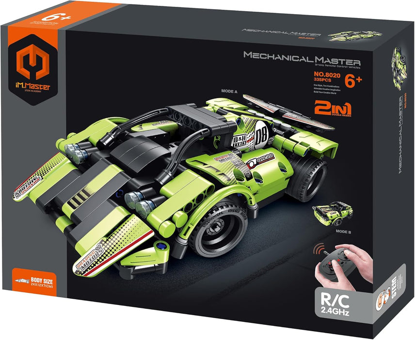 iM.Master 8020 Mechanical Master RC Racing Car 2n1 335 Piece Building Block Set