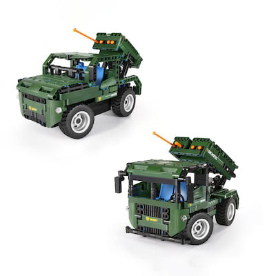 iM.Master 8021 Mechanical Master RC Rocket Launcher 2n1 364 Piece Building Block Set