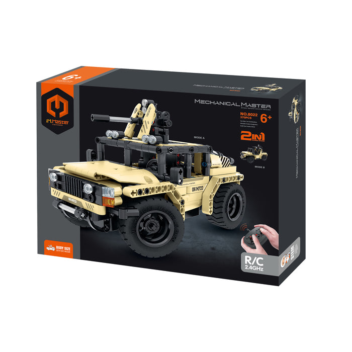 iM.Master 8022 Mechanical Master RC Armed Off-Road Vehicle 2n1 370 Piece Building Block Set
