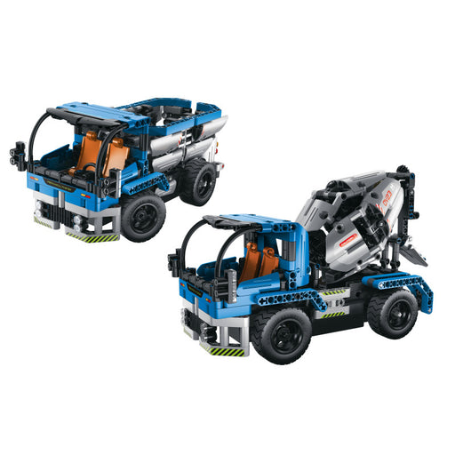 iM.Master 8023 Mechanical Master RC Cement Mixer Truck 2n1 394 Piece Building Block Set