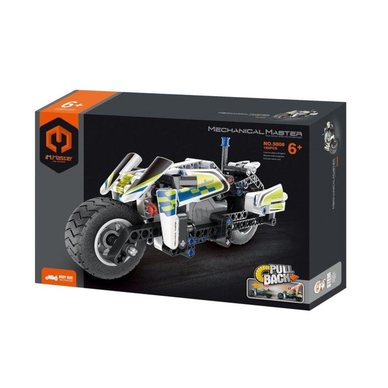 iM.Master STEM 5806 Police Motorcycle Pull Back