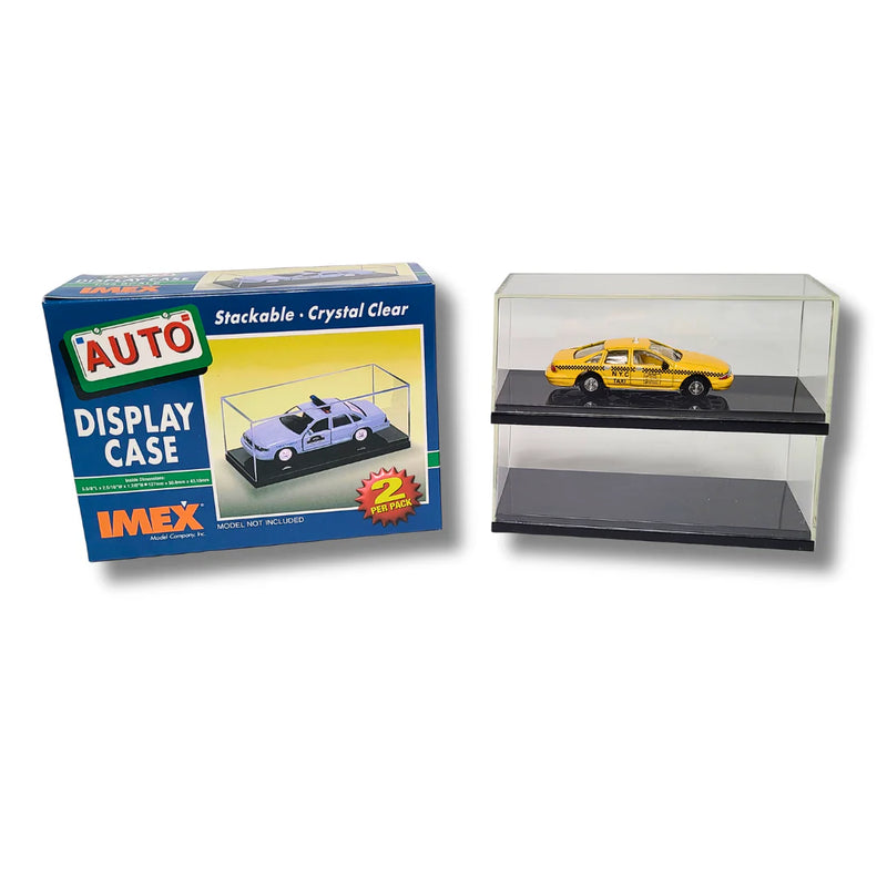 IMEX 2512 1/43 Auto Display Case with Black Base (2 Pack)