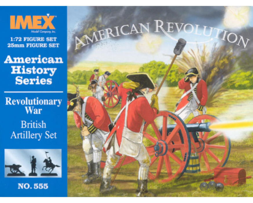 IMEX 555 1/72 American History Series Figures Kit - British Artillery