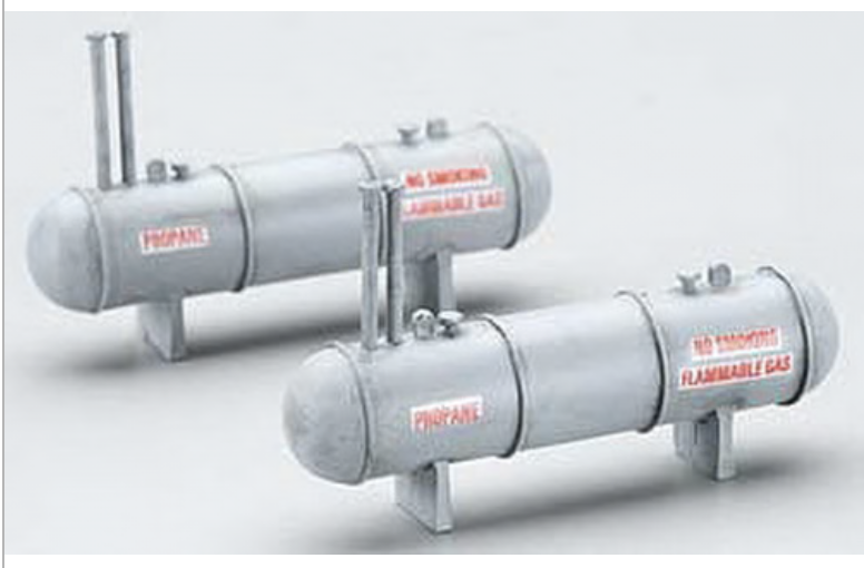 IMEX 6156 HO Scale Perma-Scene Medium Propane Tank