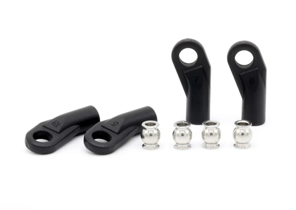 Incision by Vanquish IRC00012 Bent Rod Ends with Pivot Balls (4 Pack)