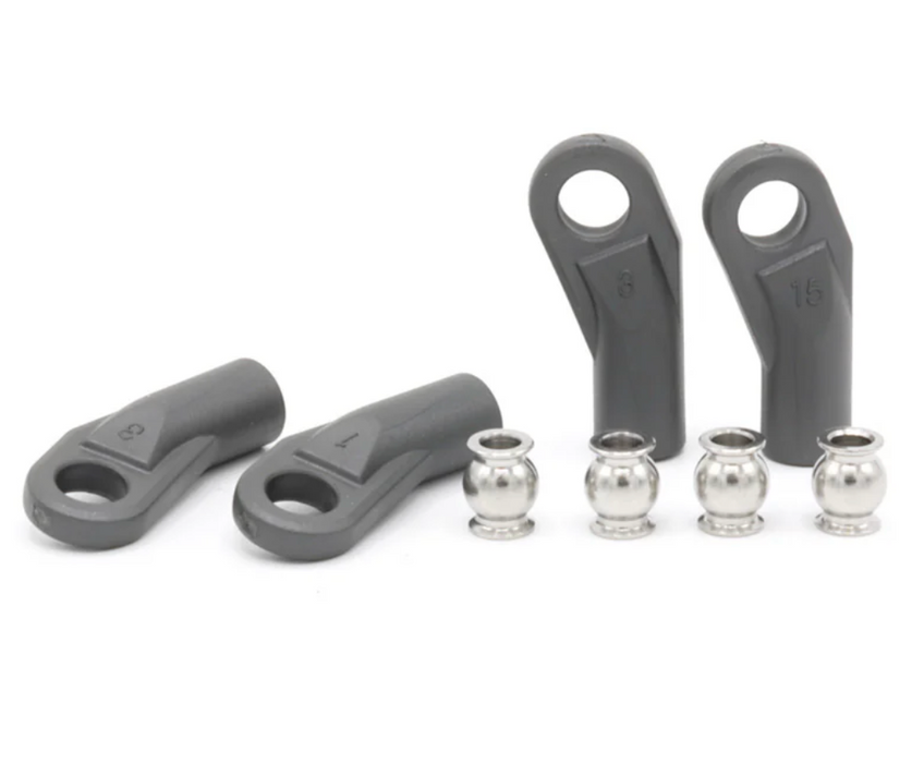 Incision by Vanquish IRC00014 Pro Bent Rod Ends & Pivot Balls (4 Pack)