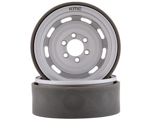 Incision by Vanquish IRC00241 Satin KMC XD720 Roswell 1.9" Beadlock Wheels (2 Pack)