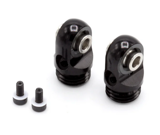 Incision by Vanquish IRC00514 Black S8E Machined Aluminum Shock Caps (2 Pack)