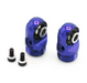 Incision by Vanquish IRC00516 Blue S8E Machined Aluminum Shock Caps (2 Pack)