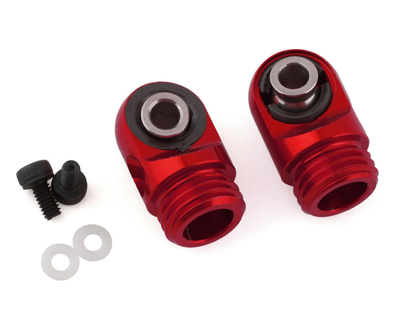 Incision by Vanquish IRC00524 Red S8E Machined Aluminum Shock Caps (2 Pack)