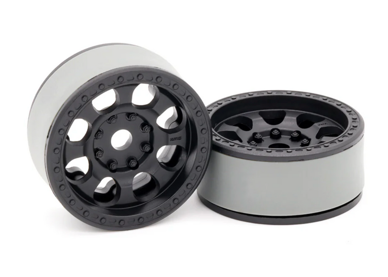 Incision by Vanquish IRC00530 Black 1.9 KMC KM237 Riot Molded Composite Beadlock Rims (2 Pack)