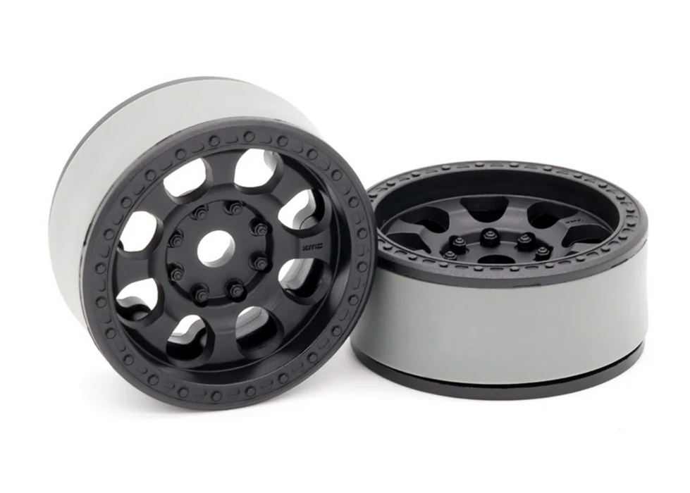 Incision by Vanquish IRC00530 Black 1.9 KMC KM237 Riot Molded Composite Beadlock Rims (2 Pack)