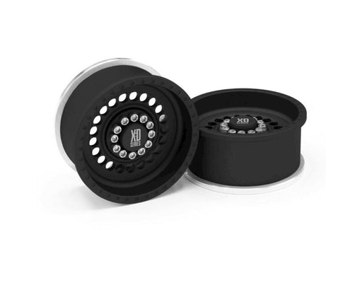 Incision by Vanquish IRC0310 Black KMC 1.9" XD136 Panzer Crawler Wheel (2 Pack)