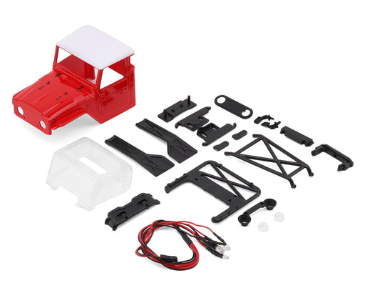Injora IR40-24RD Red SCX24 IR40-24 Half Truck Pre-Painted Body Set for 133mm Wheelbase