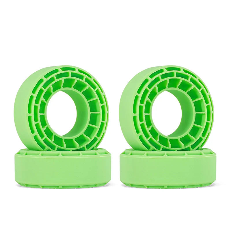 Injora 1.0" Micro Crawler Tires Silicone Rubber Inserts 56-58mm Soft 4 Pack