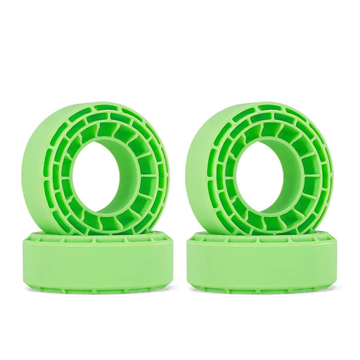 Injora 1.0" Micro Crawler Tires Silicone Rubber Inserts 56-58mm Soft 4 Pack