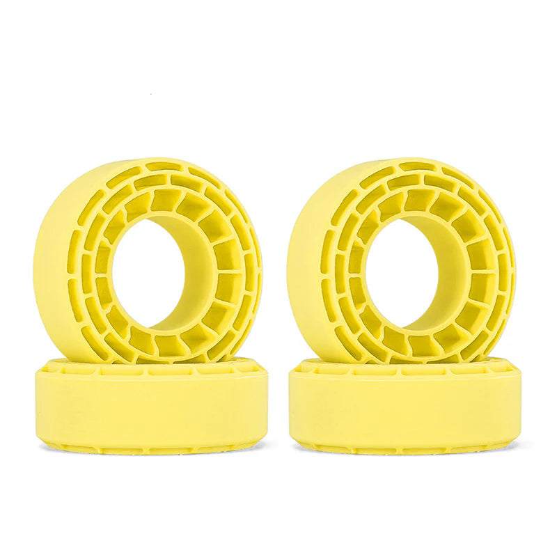 Injora 1.0" Micro Crawler Tires Silicone Rubber Inserts 56-58mm Super Soft 4 Pack