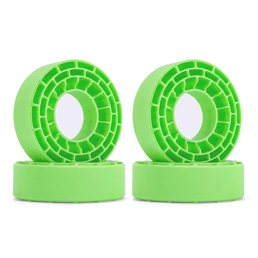 Injora 1.0" Micro Crawler Tires Silicone Rubber Inserts 62-64mm Soft 4 Pack