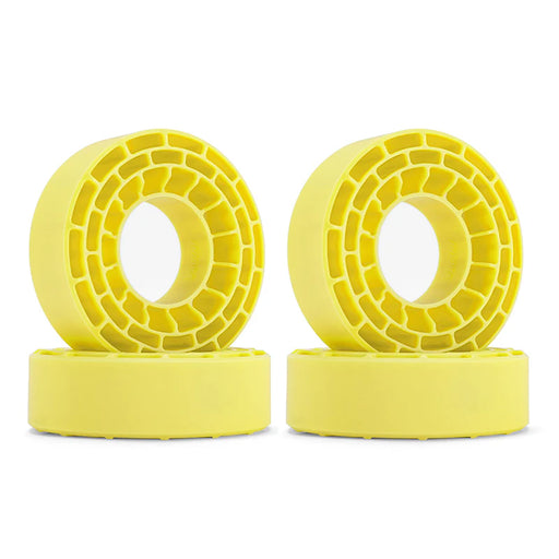 Injora 1.0" Micro Crawler Tires Silicone Rubber Inserts 62-64mm Super Soft 4 Pack