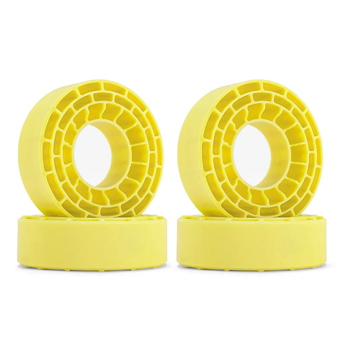 Injora 1.0" Micro Crawler Tires Silicone Rubber Inserts 62-64mm Super Soft 4 Pack